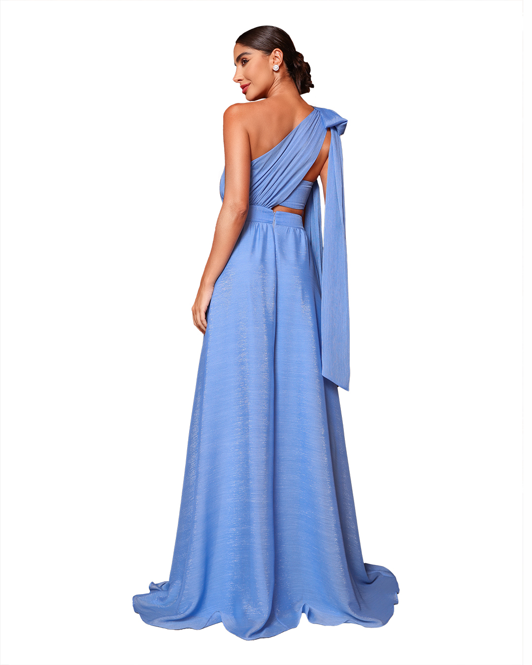 Dot Clothing - Vestido Dot Clothing Longo com Top Azul Claro - 1868AZULCL