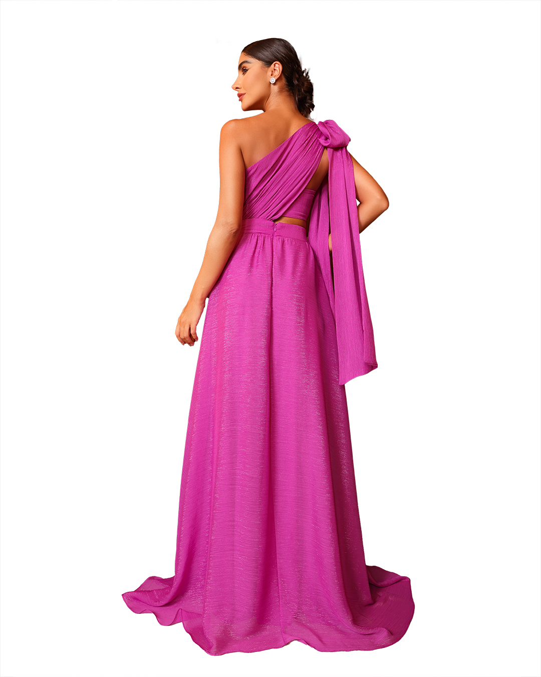 Dot Clothing - Vestido Dot Clothing Longo com Top Pink - 1868PINK