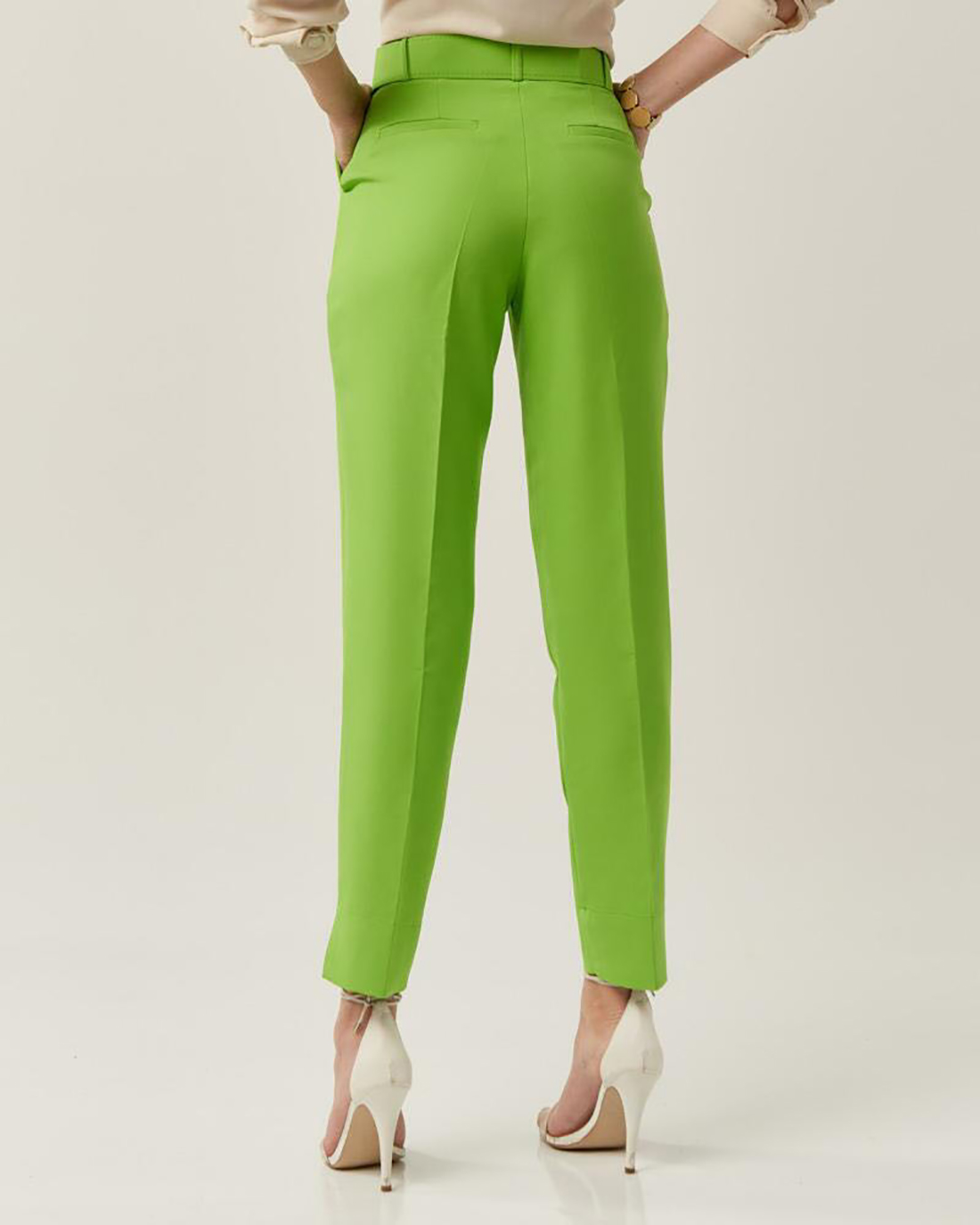 Innocence - Pants Innocence Tailoring with Green Belt - 30963VERDE