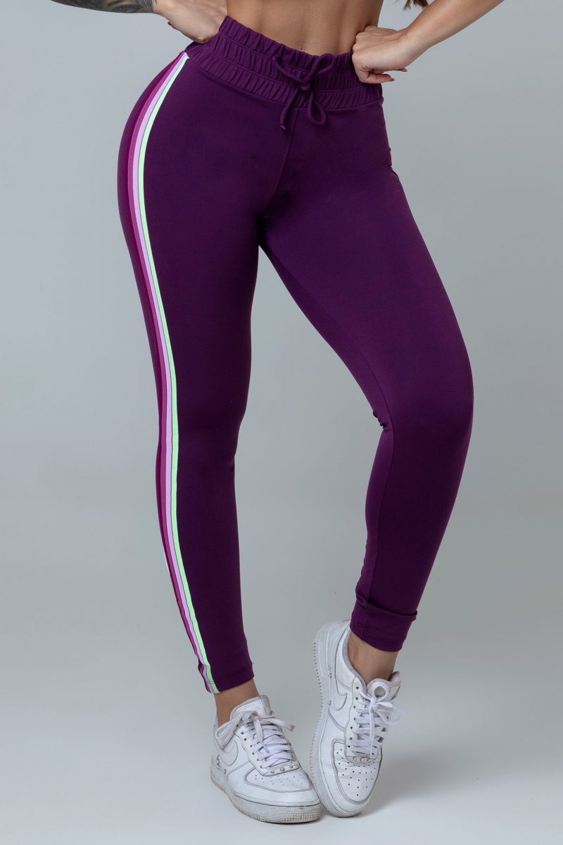 Hipkini - Urban Girl Wine Pants with Bias - 3339891