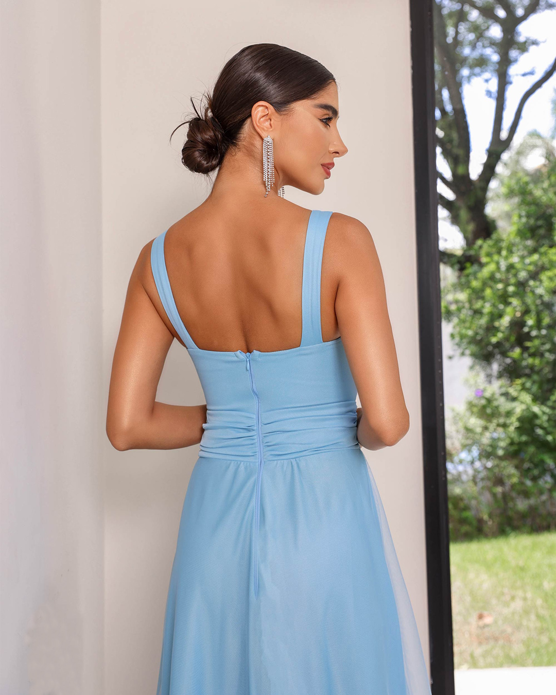 Dot Clothing - Dress Dot Clothing Leaked Blue Waist - 1826AZUL