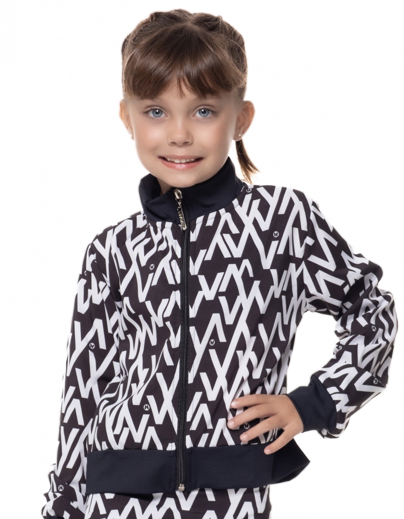 Vestem - Jacket Inspire Kids Logomania V Black - JACK01.MV.E0975