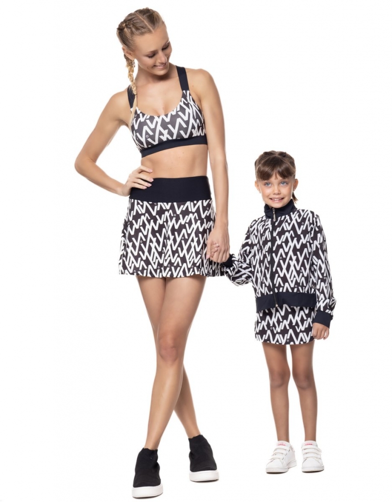 Vestem - Skirt Candy Kids Logomania V Black - SAK69.MV.E0975