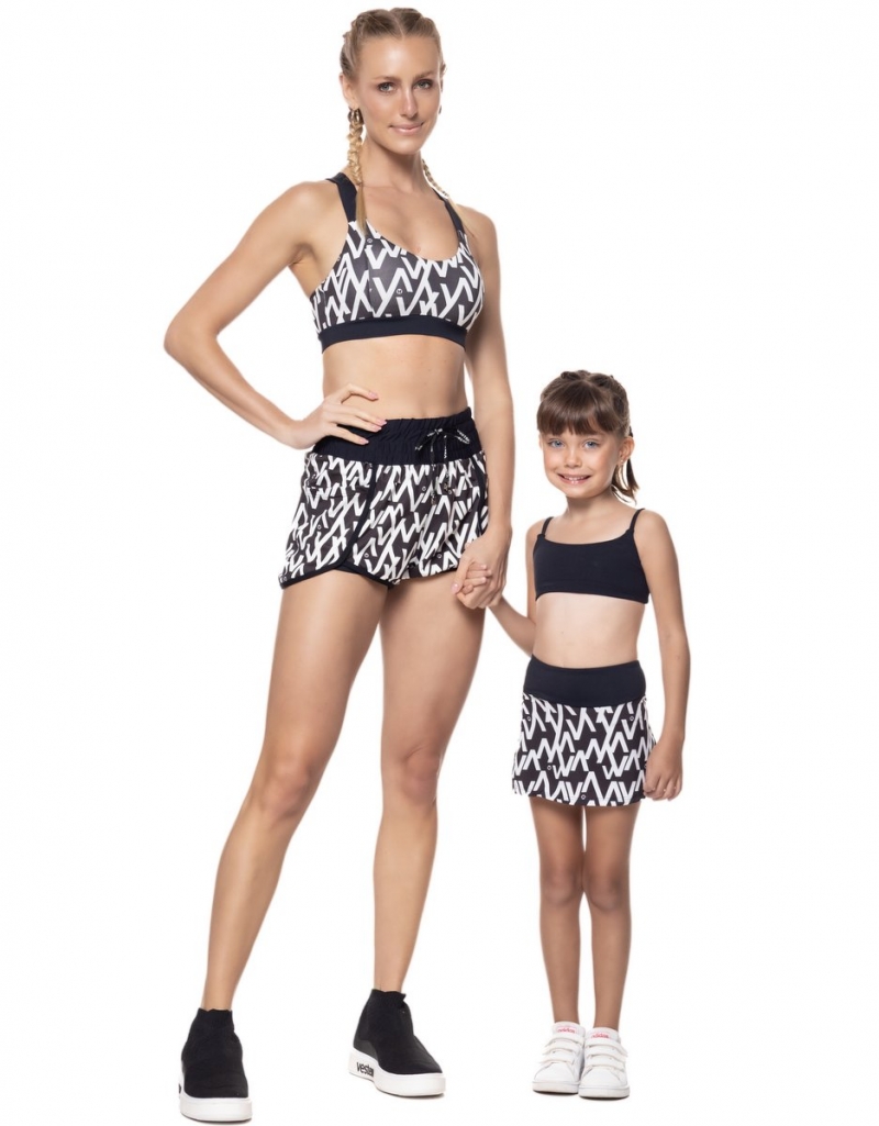 Vestem - Skirt Candy Kids Logomania V Black - SAK69.MV.E0975