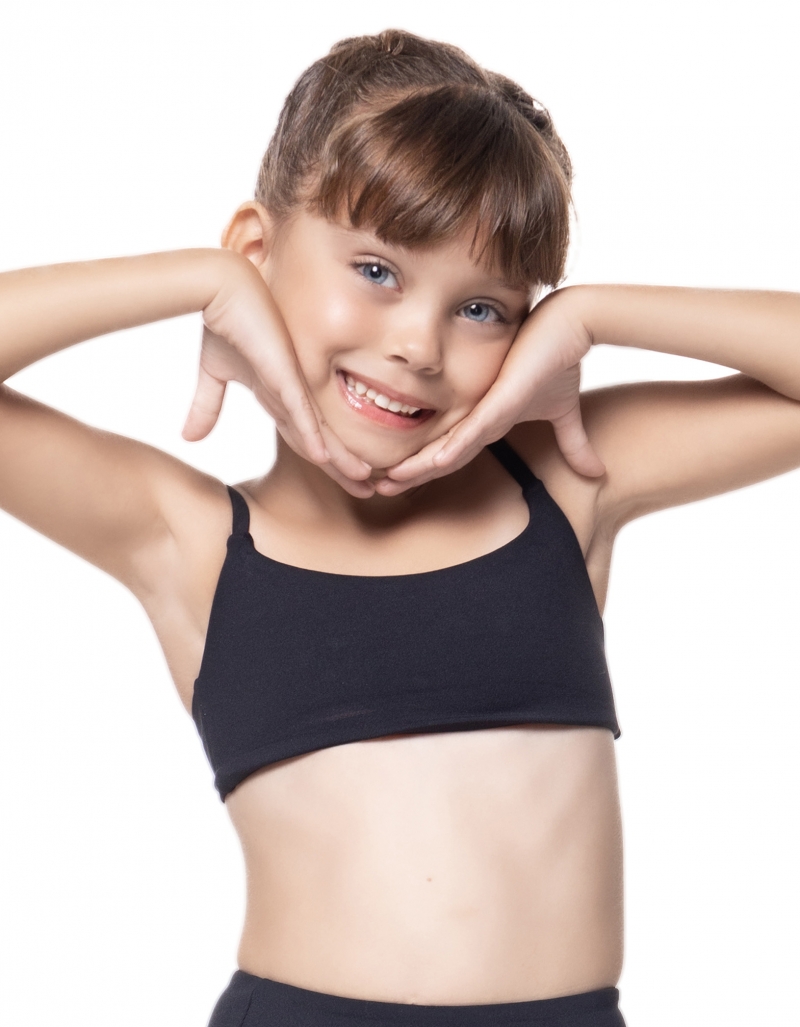 Vestem - Sports Bra Park Kids Black - TOPK01.MV.C0002