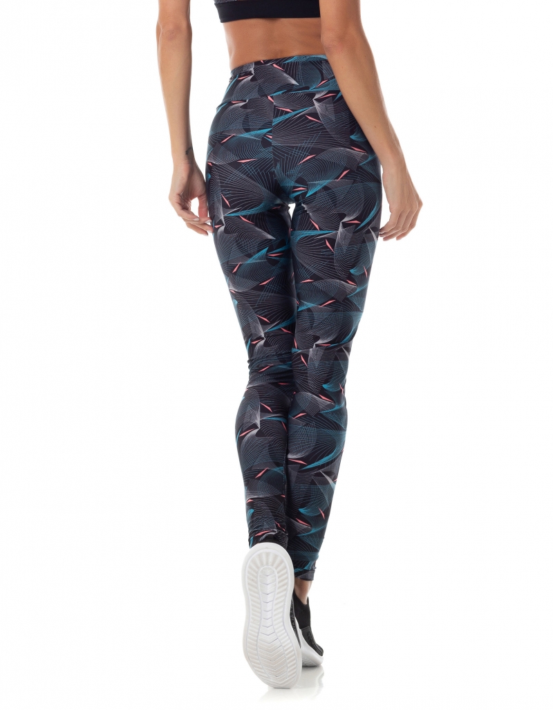 Vestem - Legging legging Imperialis Net Texture Blue and Black - FS1284.AI23.E1205