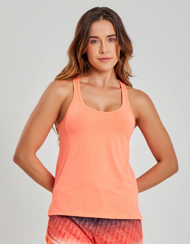 Vestem - Tank Shirt Dry Fit Kathmandu Orange Neon - REG711.AI23.C0007