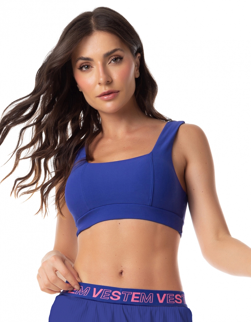 Vestem - Top Rosinha Azul Bic - TOP721.AI23.C0004