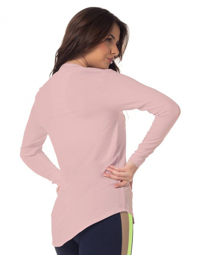 Vestem - Shirt Dry Fit Long Sleeve Janice pink Romance - BML16.C0243