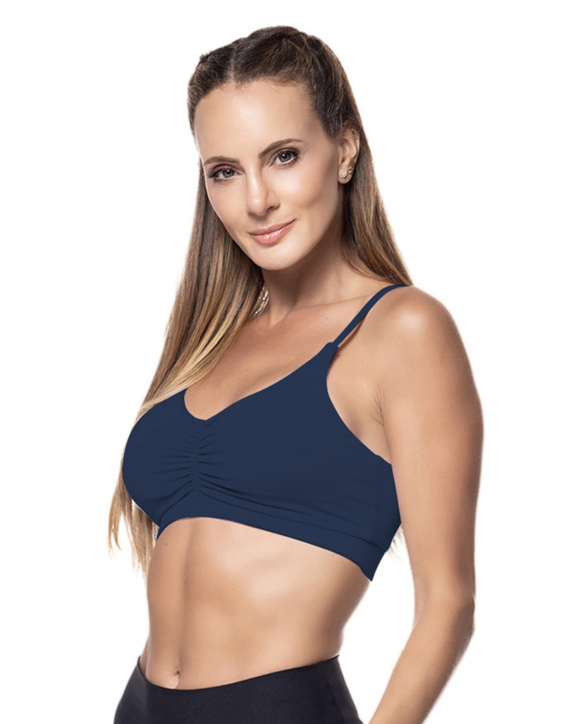 Vestem - Sports bra Cloe Marinho Darkness - TOP905.ESS.C0173