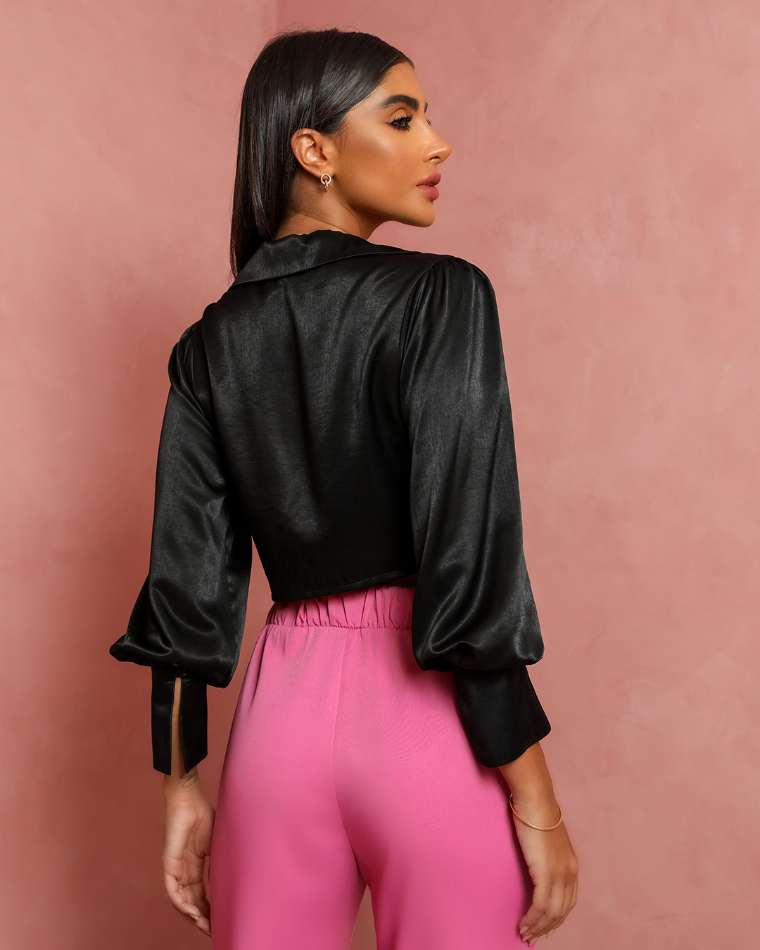 Dot Clothing - Calça Dot Clothing Jogger Rosa - 1519ROSA