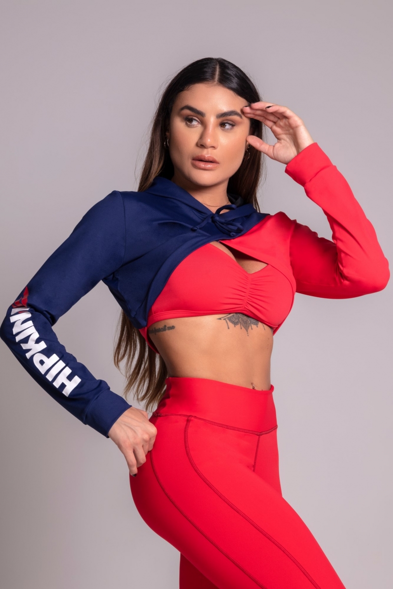 Hipkini - Bolero Gravity Azul e Vermelho - 3339944