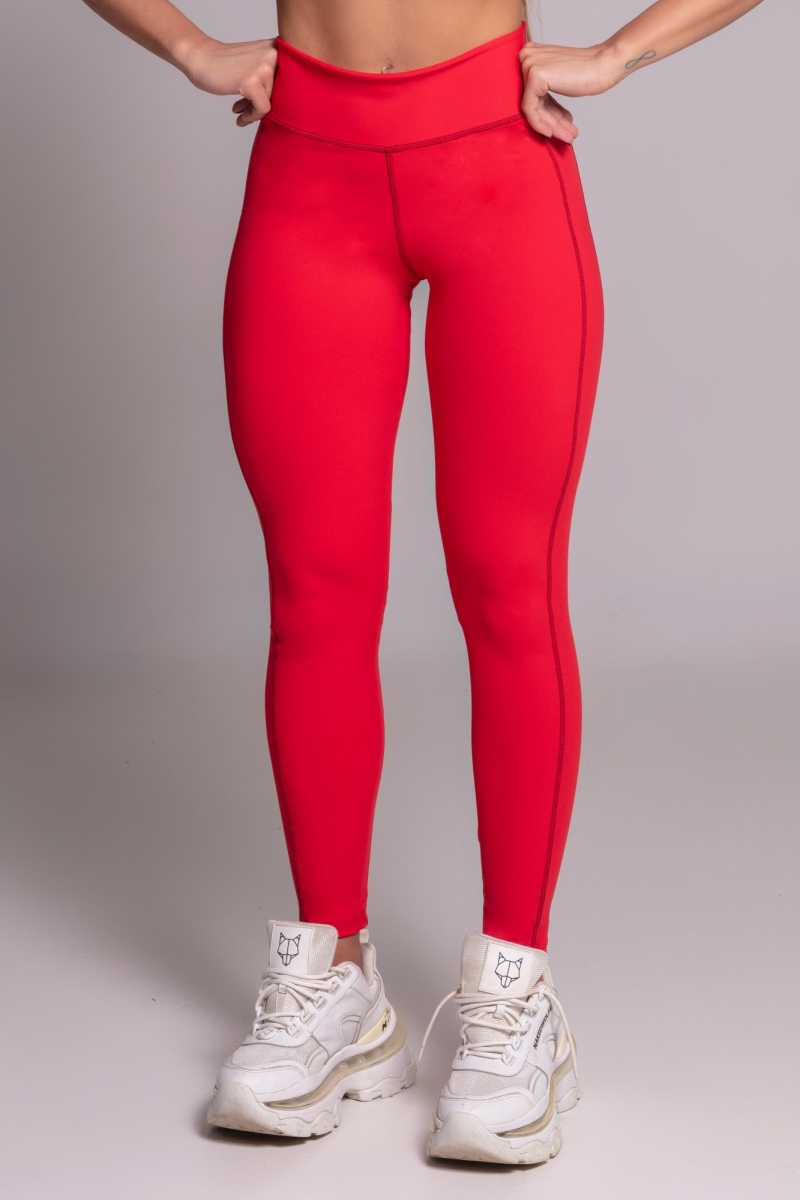 Hipkini - Legging Gravity Vermelha Silk - 3339932