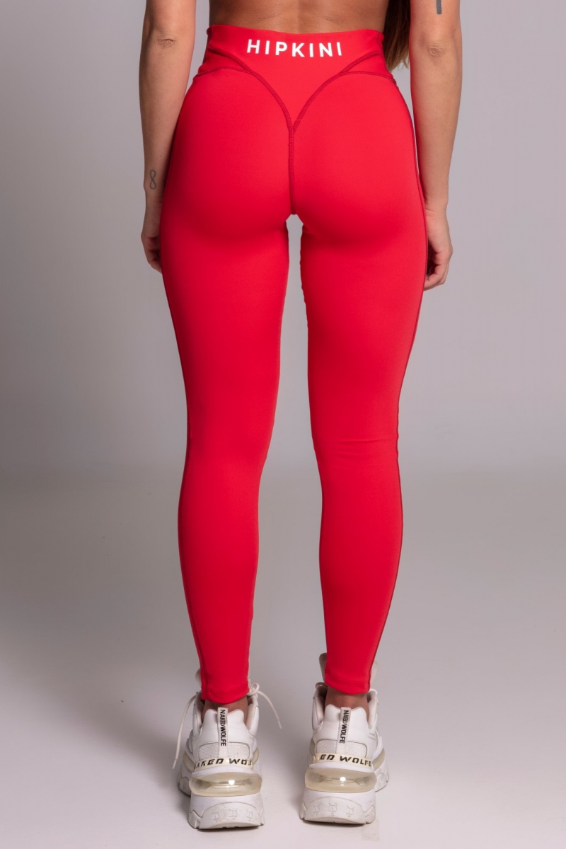 Hipkini - Gravity Red Silk Leggings - 3339932