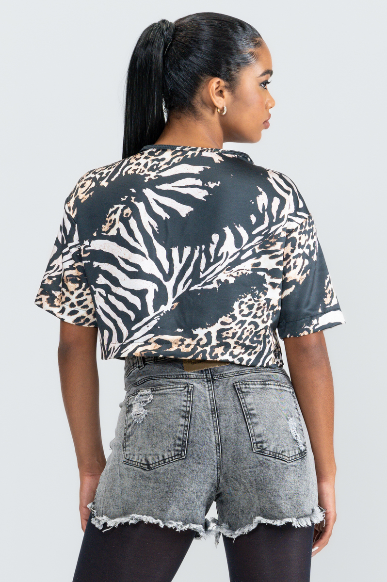 Labellamafia - Shirt Blouse Printed Labellamafia - 28884