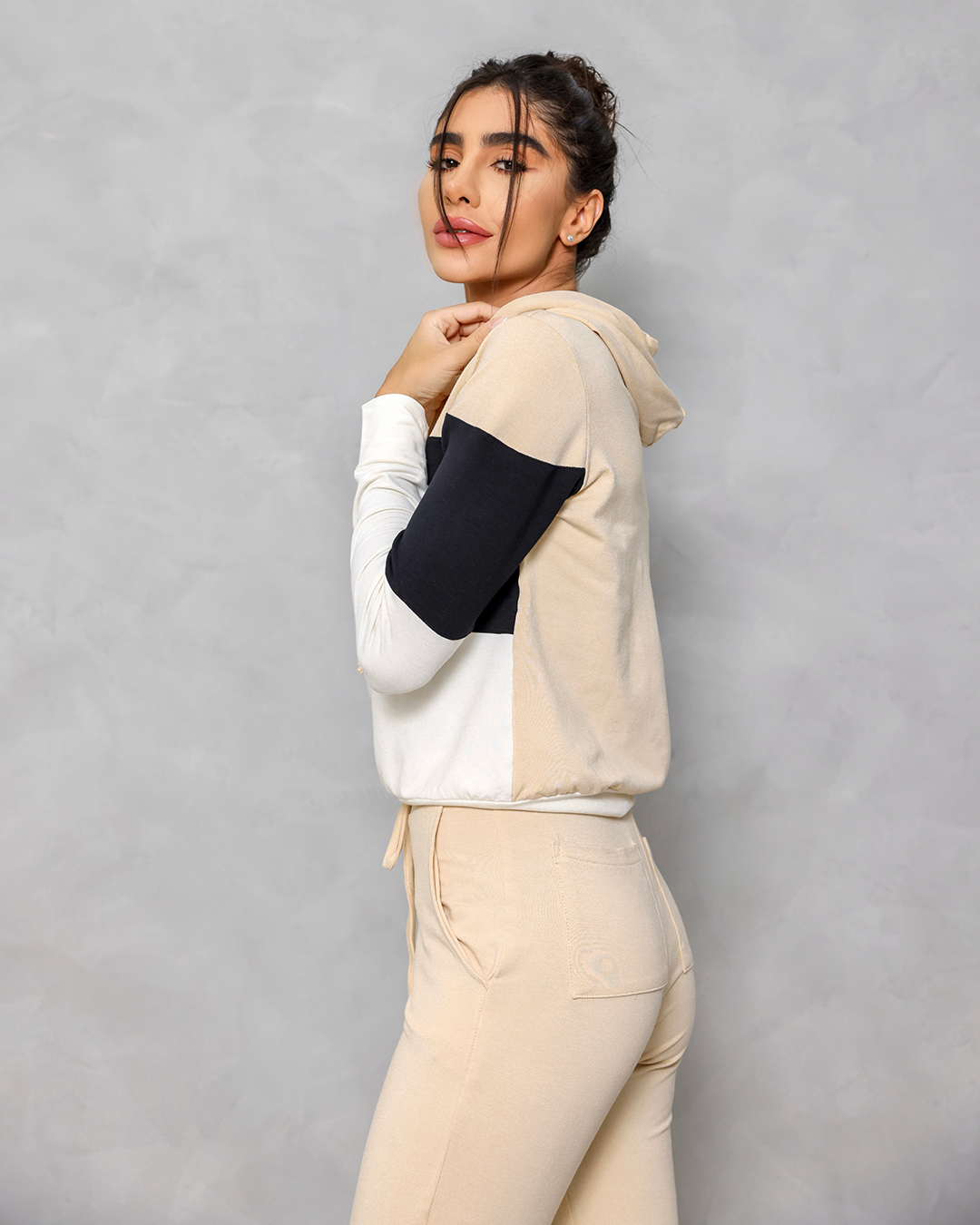 Dot Clothing - Set Dot Clothing sweat light Beige - 1688BEGE