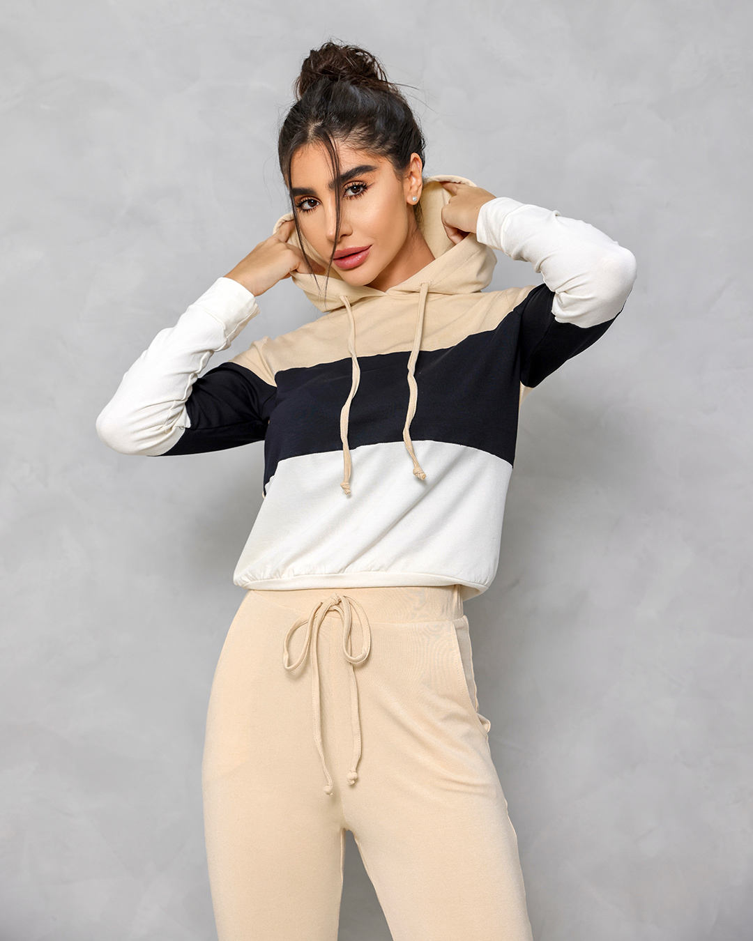 Dot Clothing - Set Dot Clothing sweat light Beige - 1688BEGE