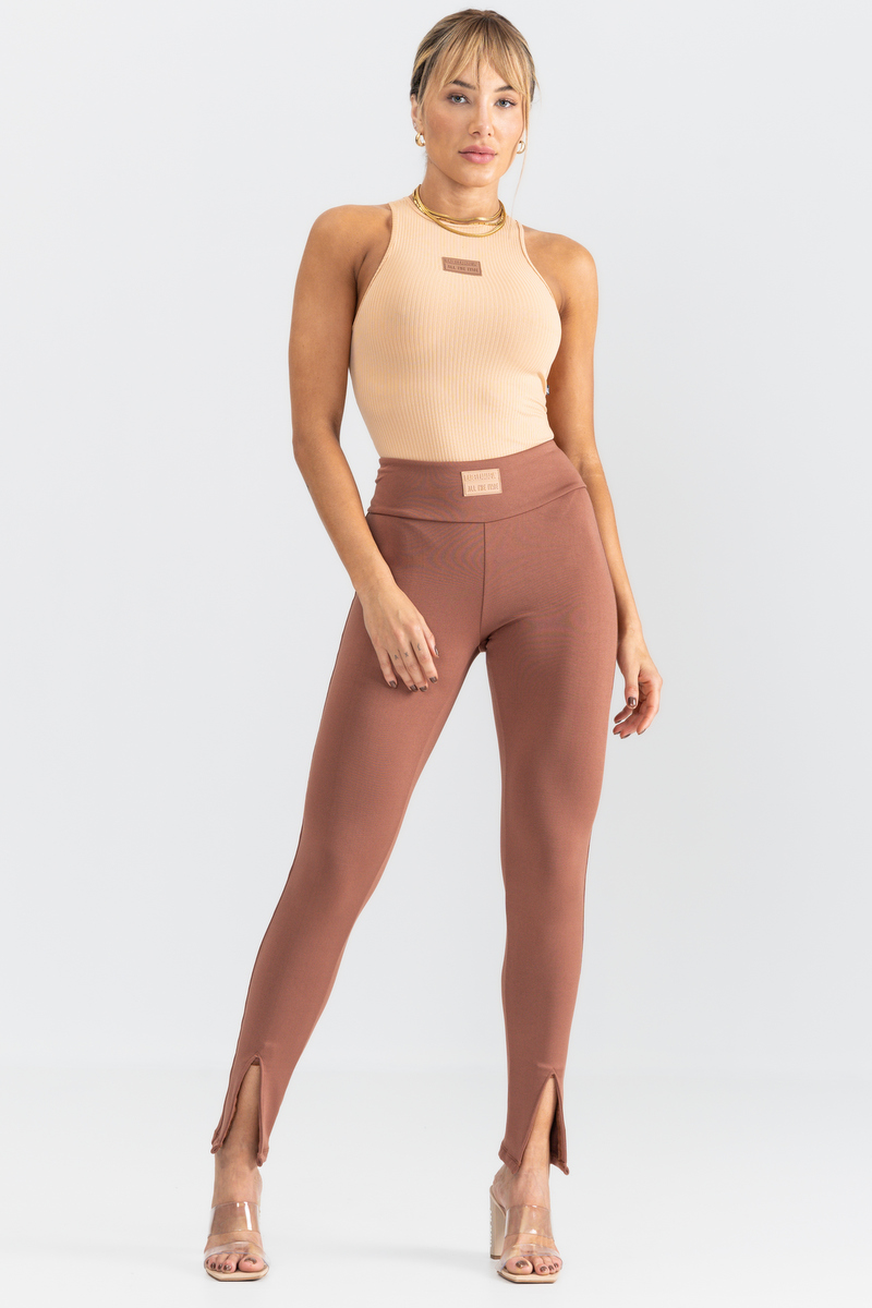 Labellamafia - Labellamafia Brown Must Have Pants - 29135