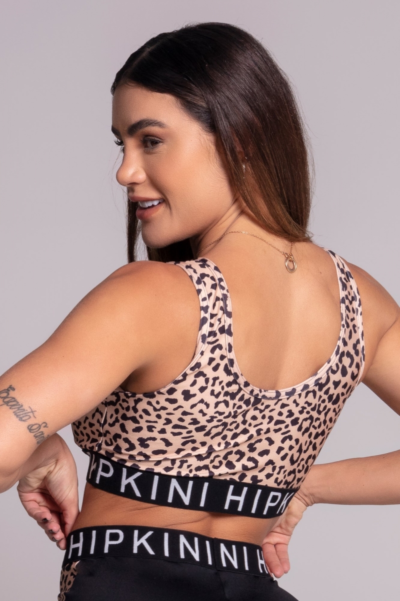 Hipkini - Top Gravity Brown Animal Print - 3339936