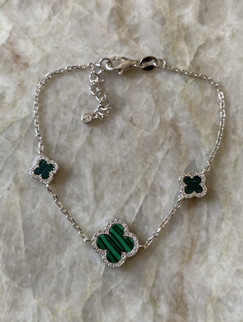 Mikabe - Van Trevo Btanklet Malachite Silver 925 - MK1565