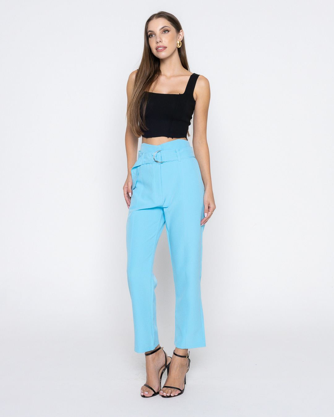 Dot Clothing - Calça Dot Clothing Alfaiataria Azul - 1682AZUL