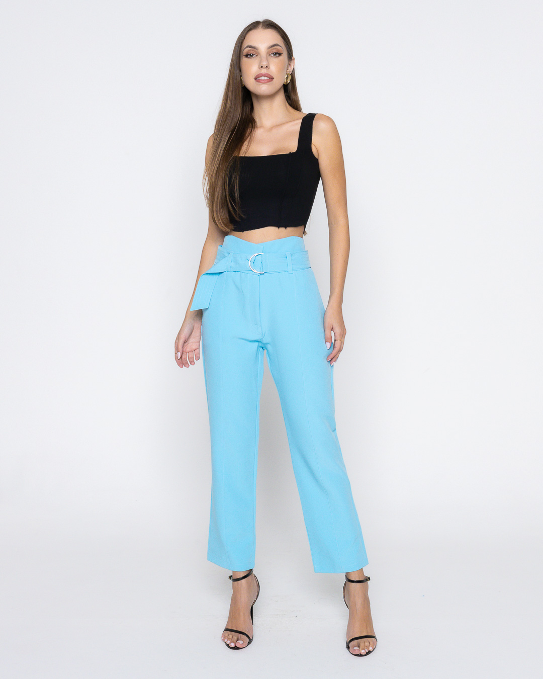 Dot Clothing - Calça Dot Clothing Alfaiataria Azul - 1682AZUL