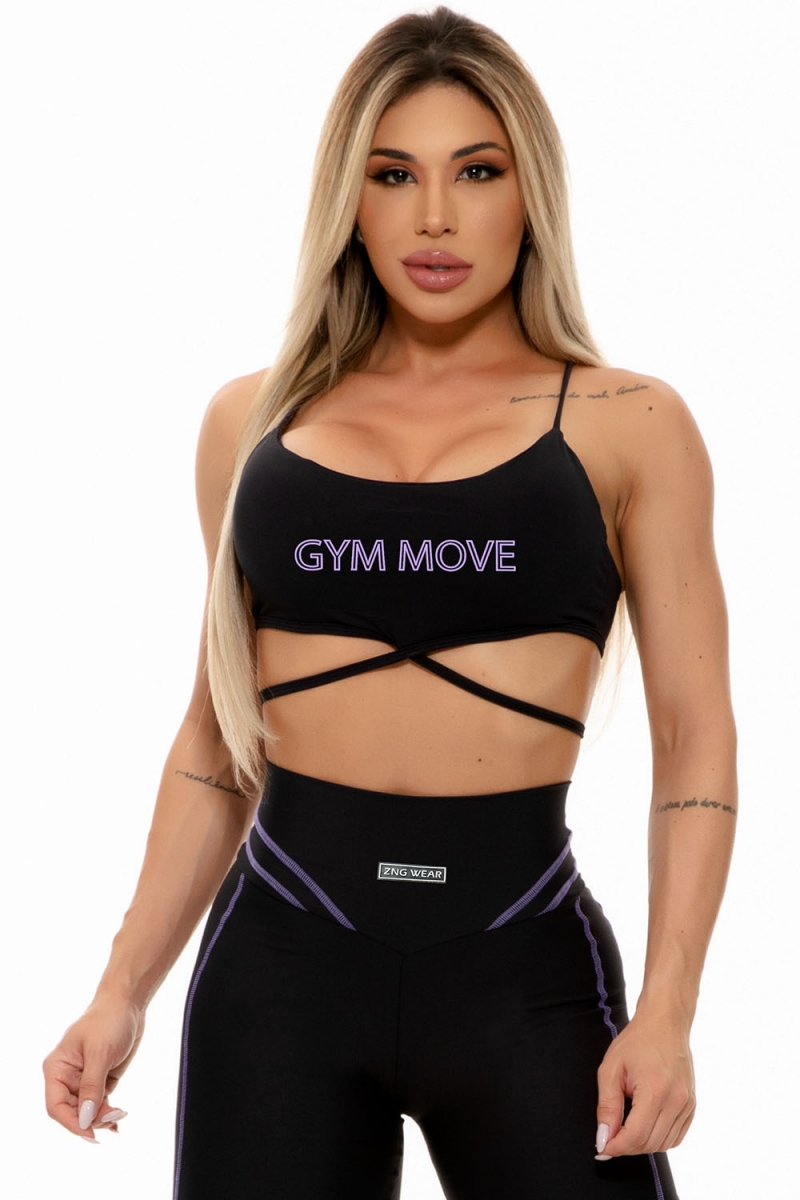 ZNG - TOP GYM MOVE BLACK - TOP402