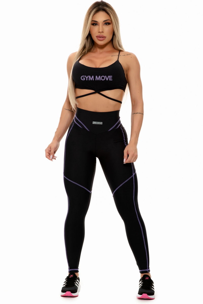 ZNG - PANTS GYM MOVE BLACK - CIG639