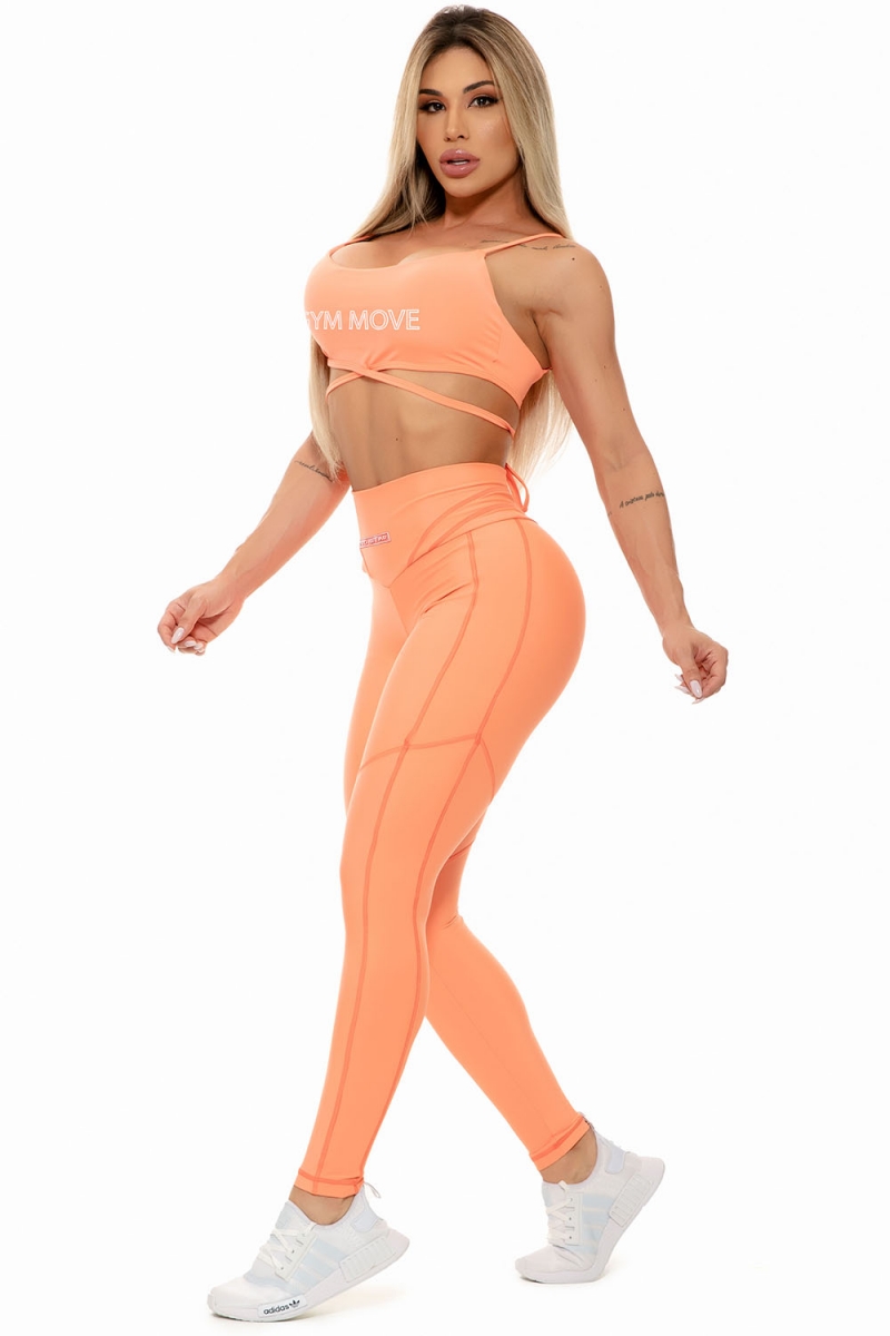 ZNG - CALÇA GYM MOVE ORANGE - CIG640