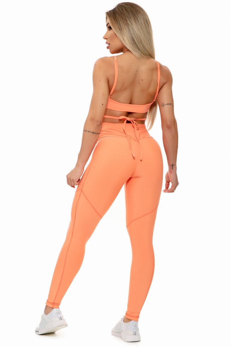 ZNG - PANTS GYM MOVE ORANGE - CIG640