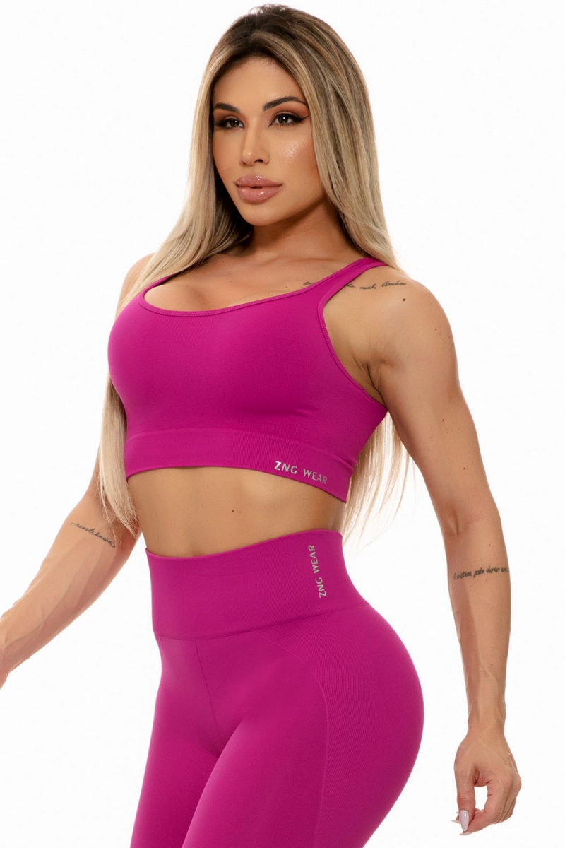 ZNG - TOP SEAMLESS PINK - TOP434