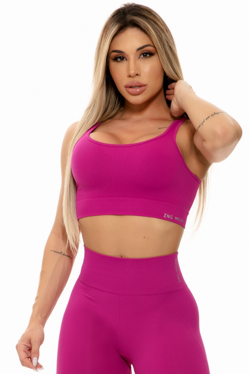 ZNG - TOP SEAMLESS PINK - TOP434