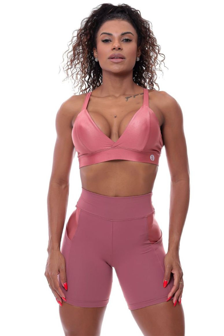 Garotafit - Set Braziville Pink Matte - SCJ77DMG