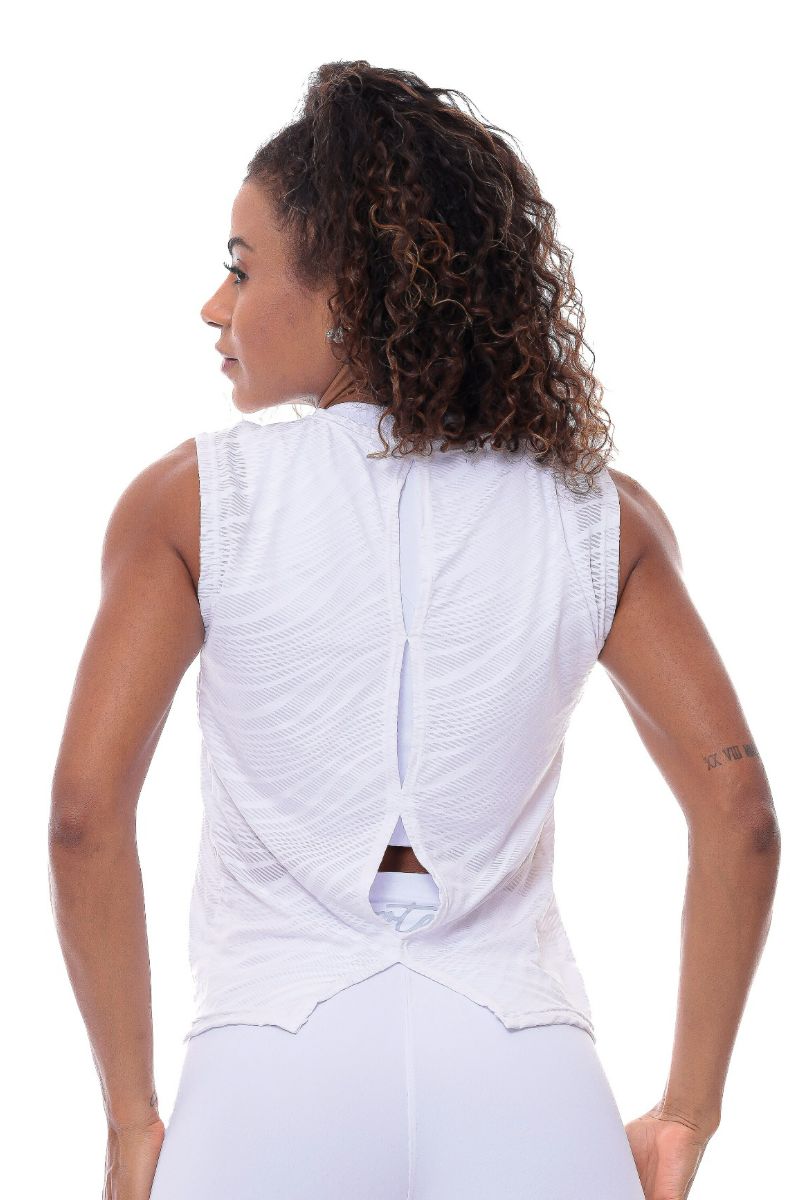 Garotafit - Tank Shirt Chromite White - BL208BG