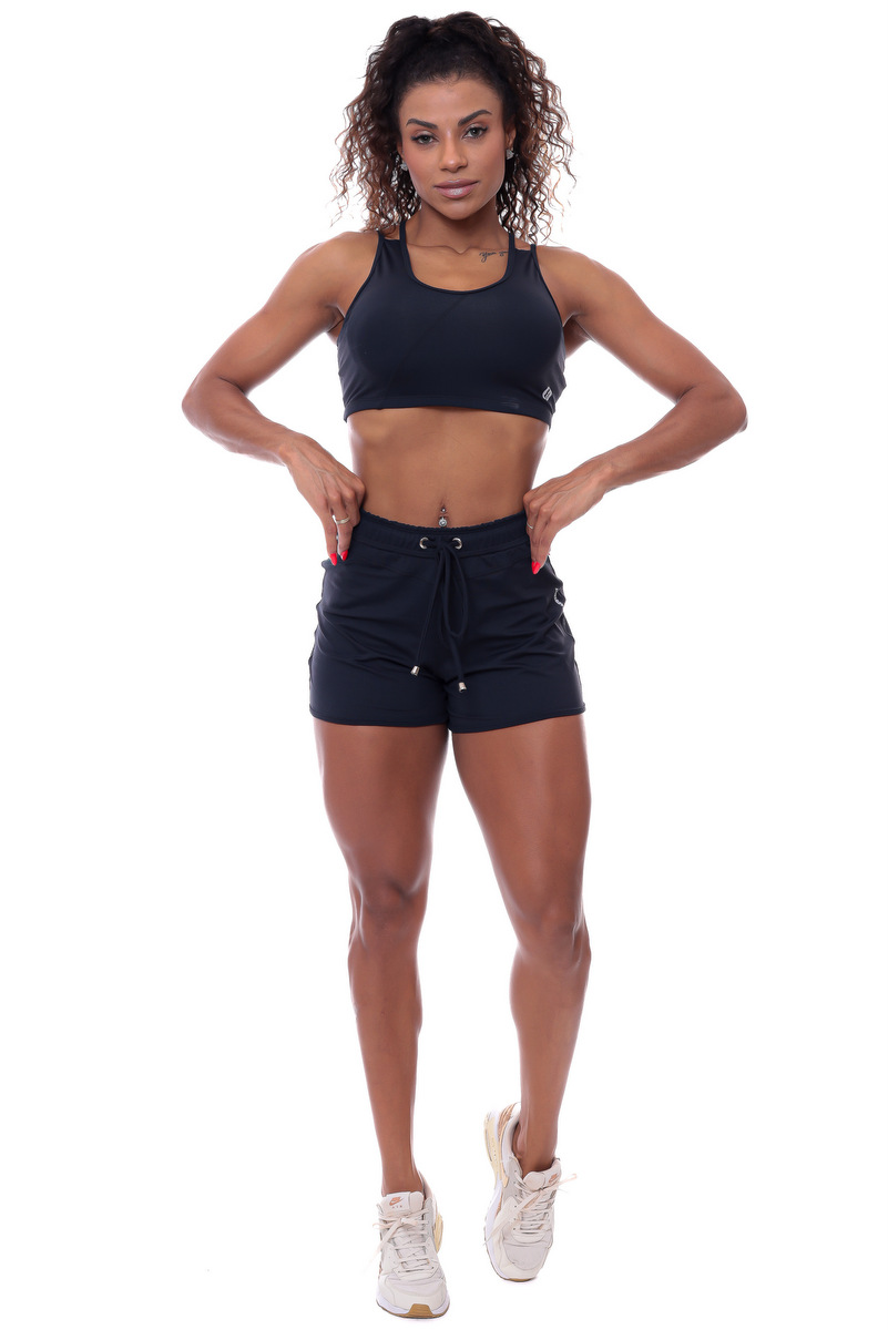 Garotafit - Conjunto Zagrebe Preto - SCJ83A