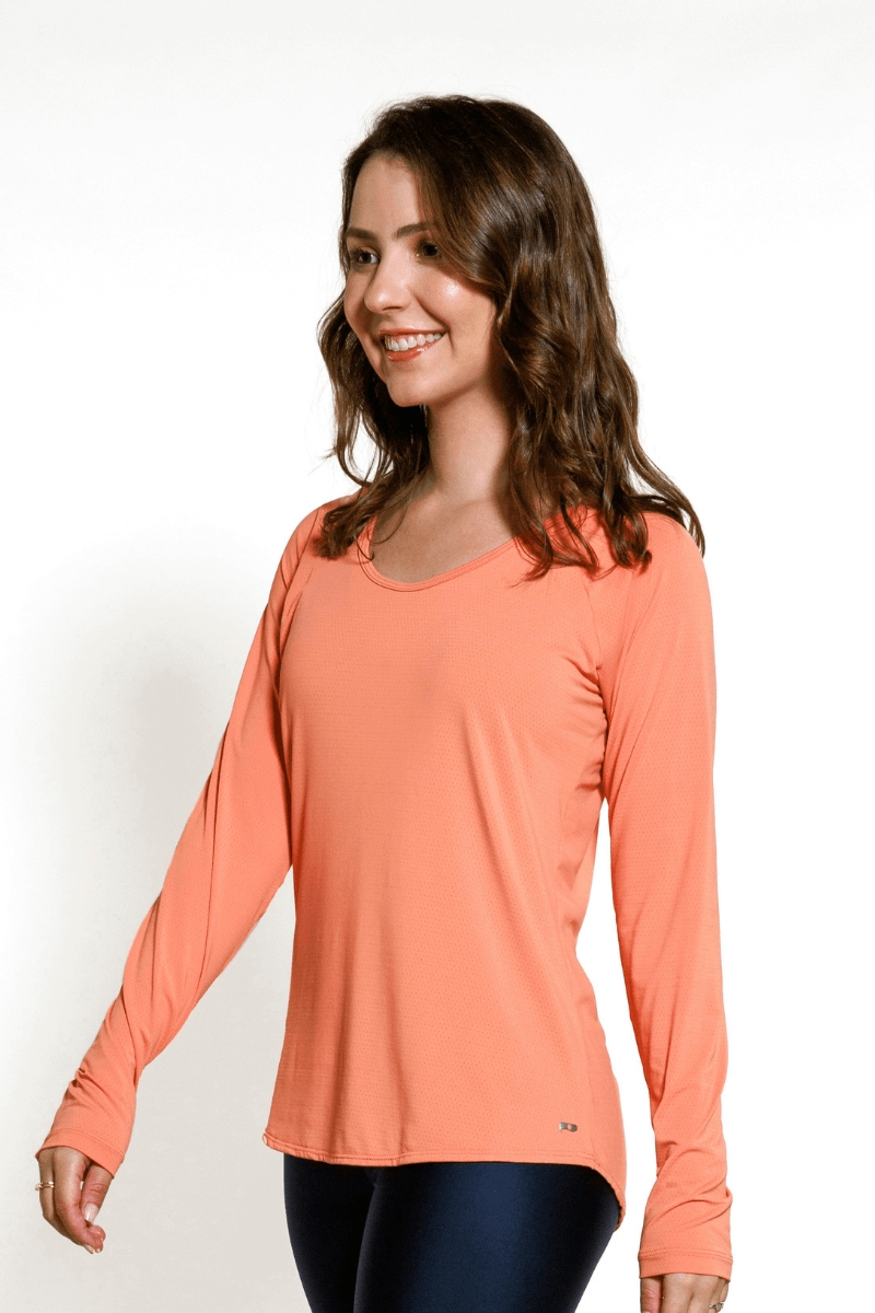 Trilha Verão - Blusa Joana ML - R3489 NEW TRIP