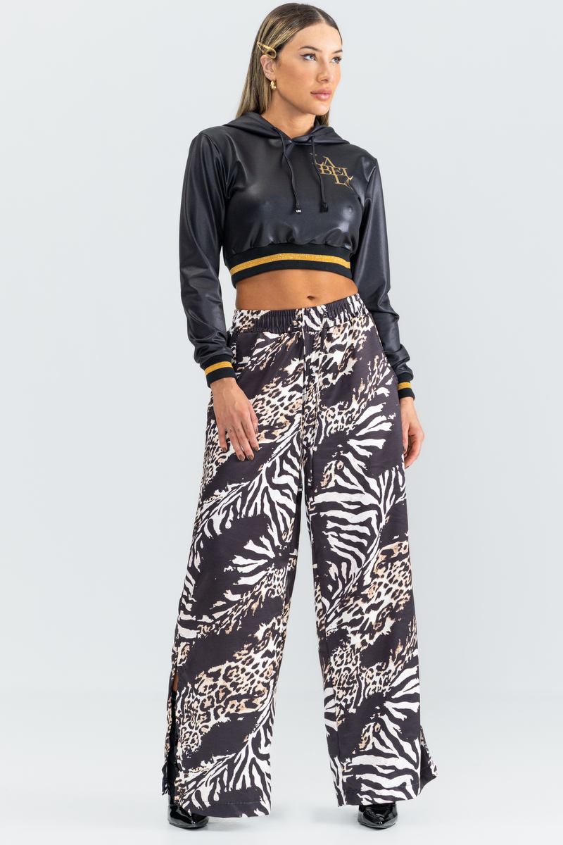 Labellamafia - Labellamafia Print Glory Pants - 28881