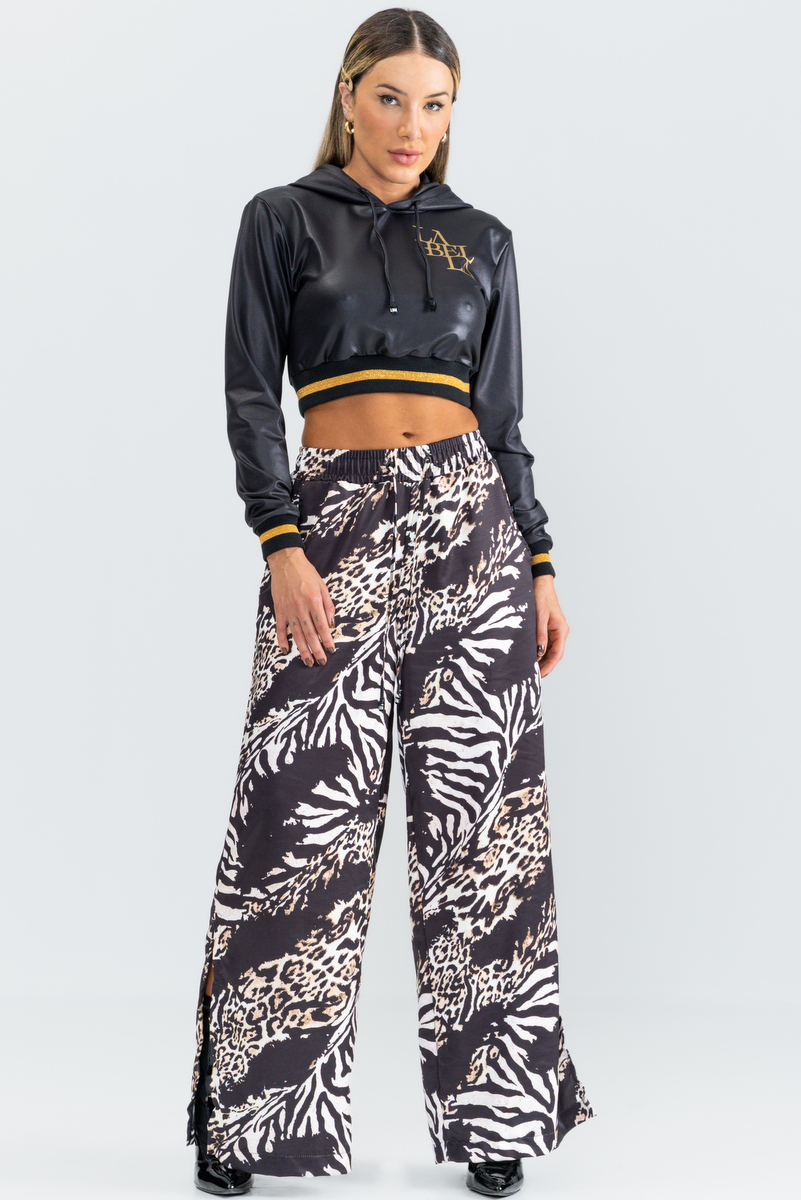 Labellamafia - Labellamafia Print Glory Pants - 28881