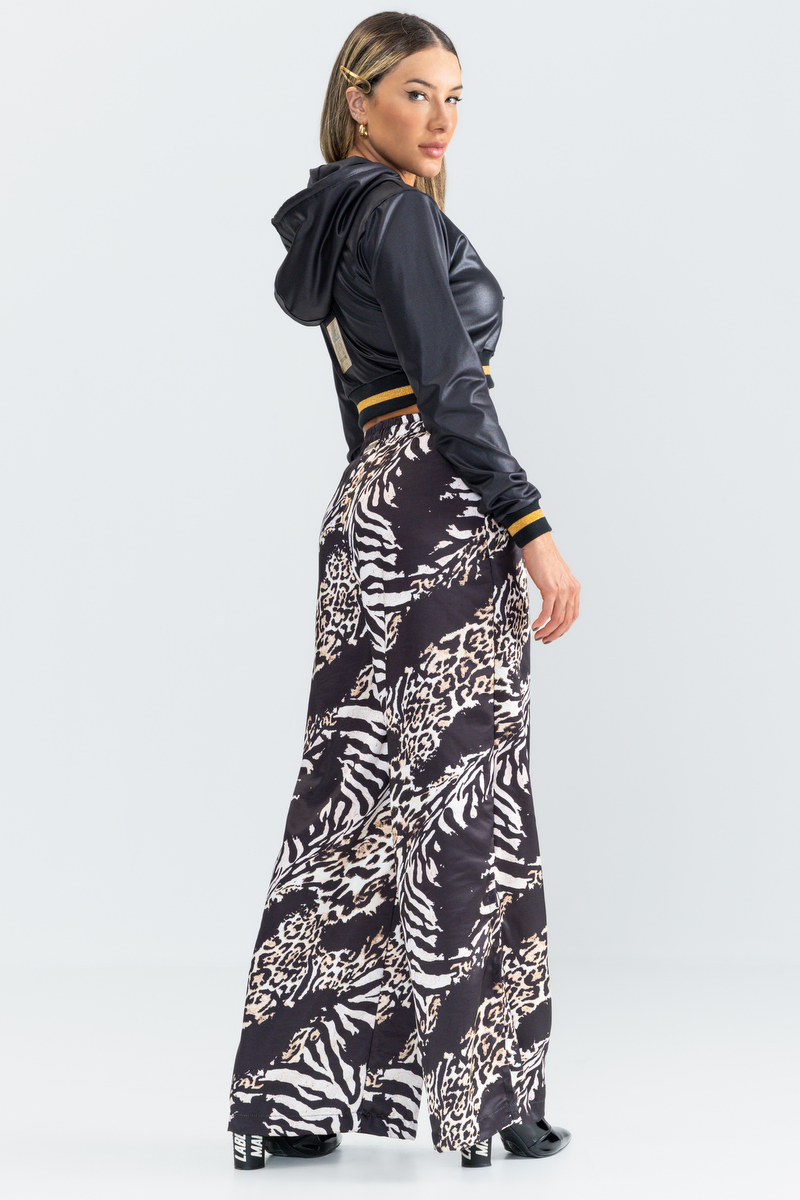 Labellamafia - Labellamafia Print Glory Pants - 28881