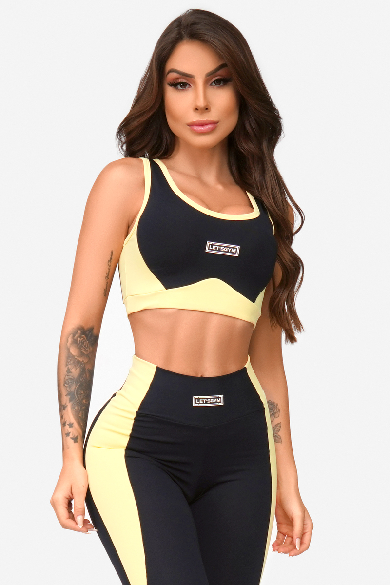 Lets Gym - Top Harmony Preto - 2020PT