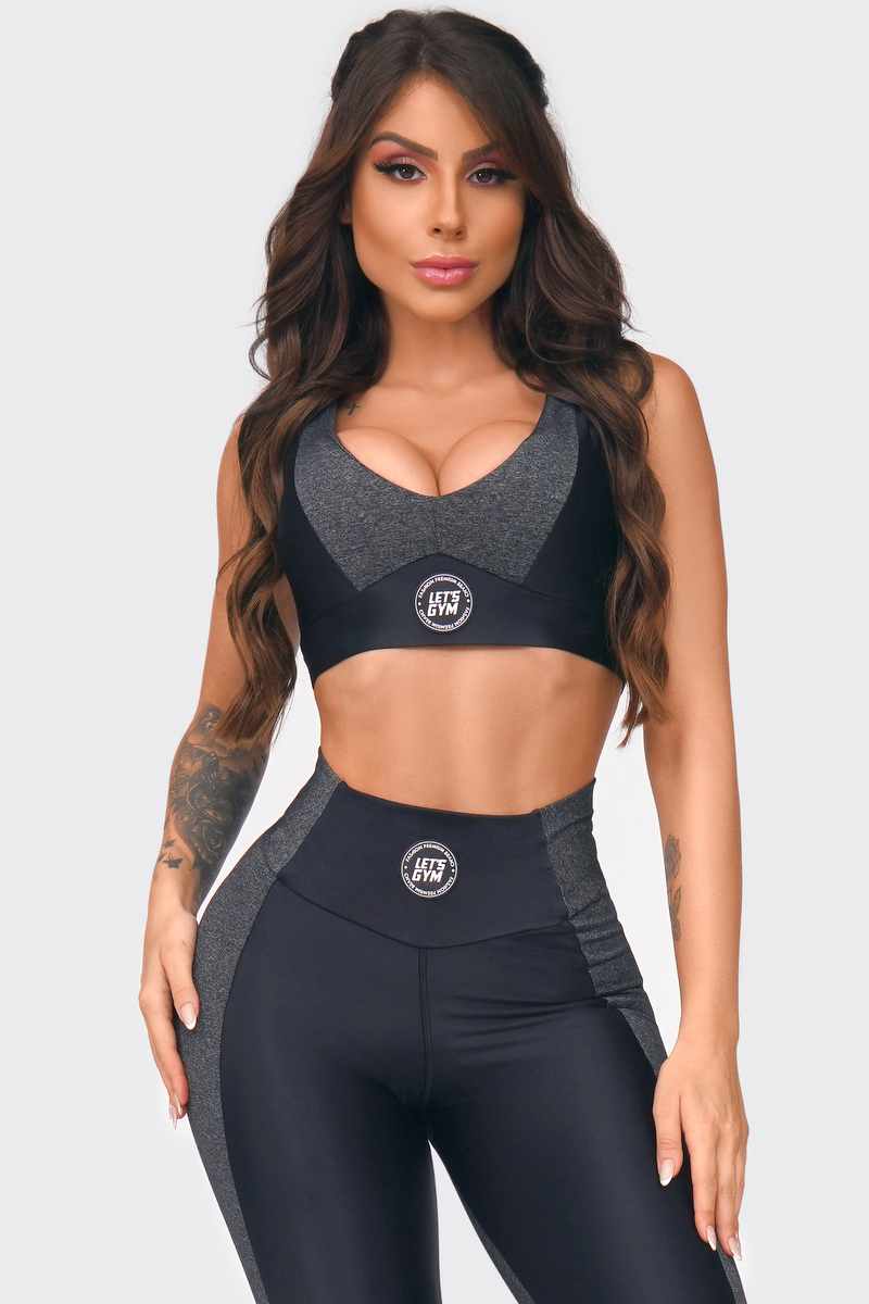 Lets Gym - Top secret black - 2035PT