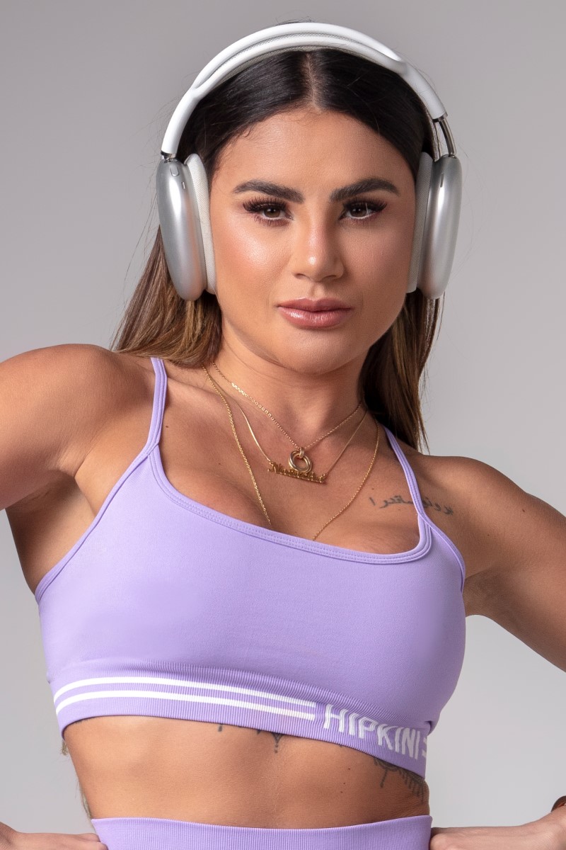 Hipkini - Lilac Blend Activewear Top - 33330066