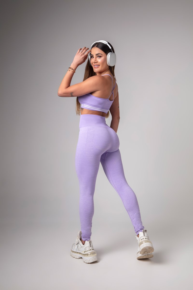 Hipkini - Lilac Blend Activewear Top - 33330066