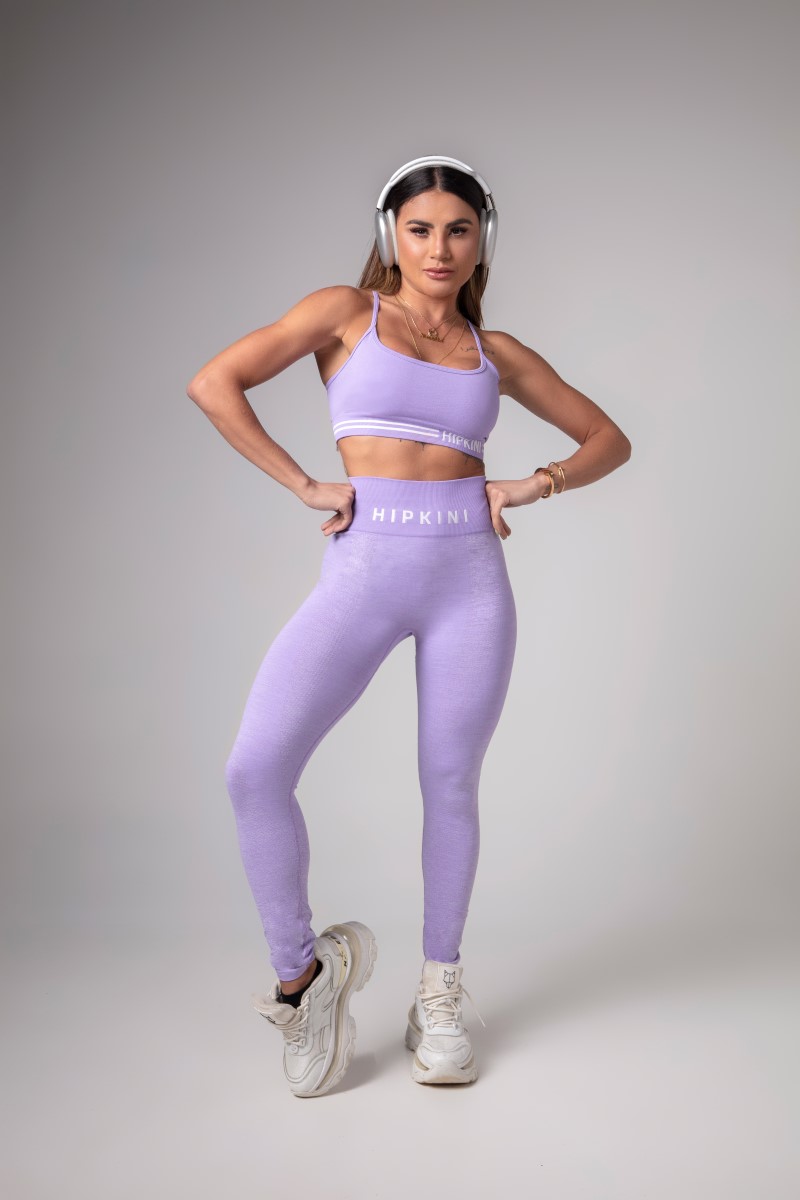 Hipkini - Lilac Blend Activewear Top - 33330066