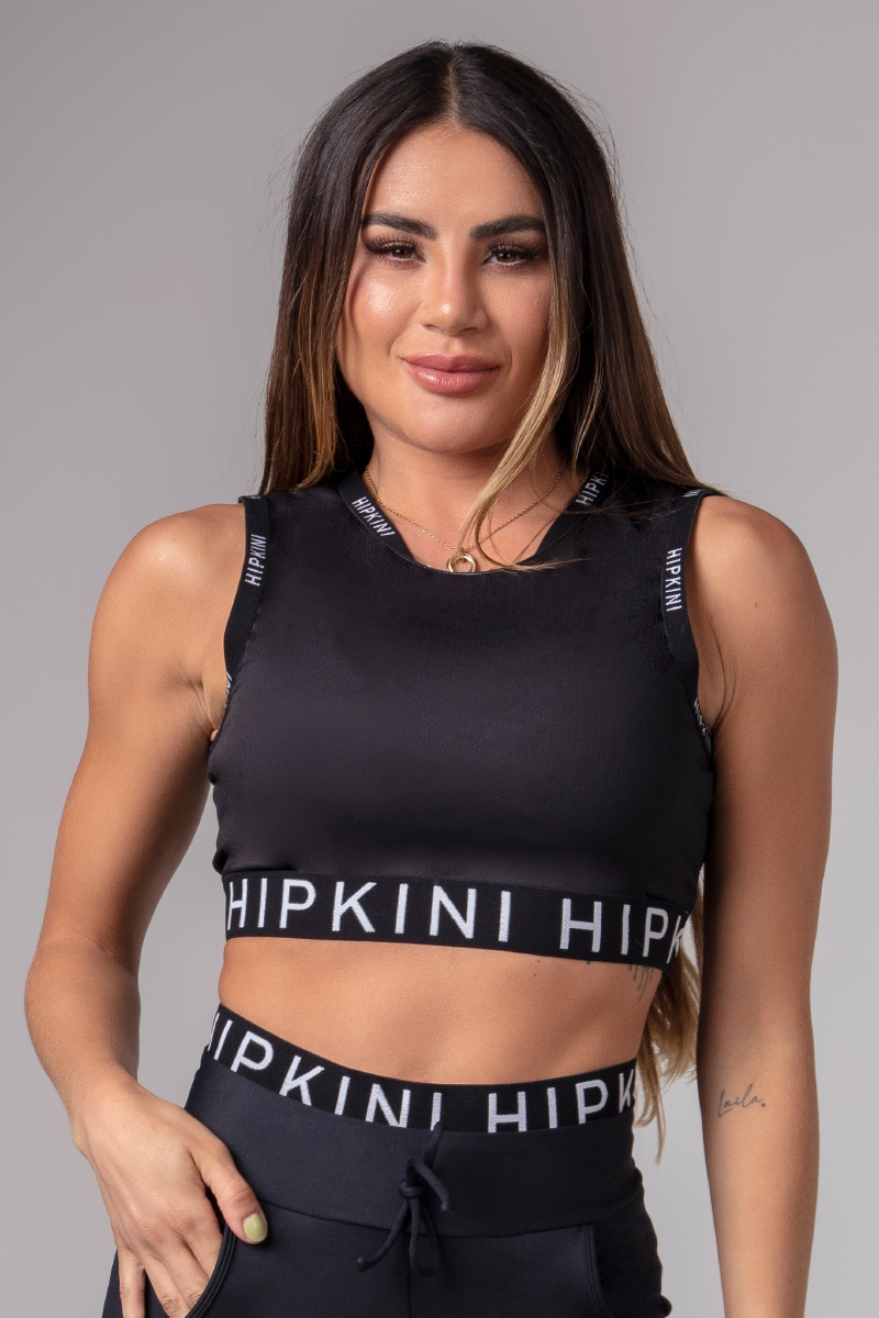 Hipkini - Blusa Activewear Preta - 33330072