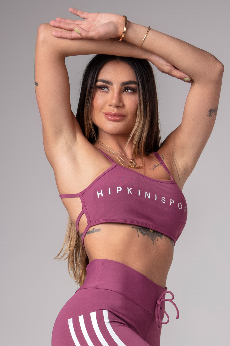 Hipkini - Top Activewear Bordô - 3339991