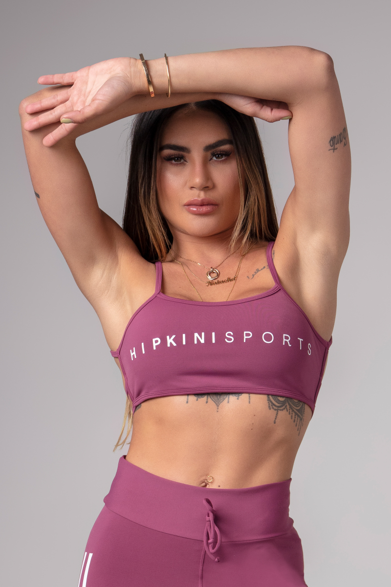 Hipkini - Top Activewear Bordô - 3339991