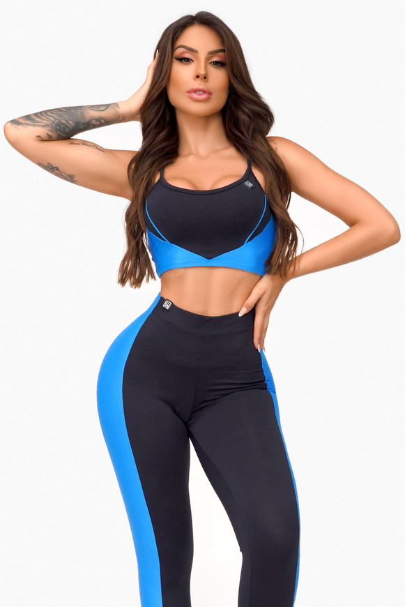 Lets Gym - Top Star Black - 2037PT