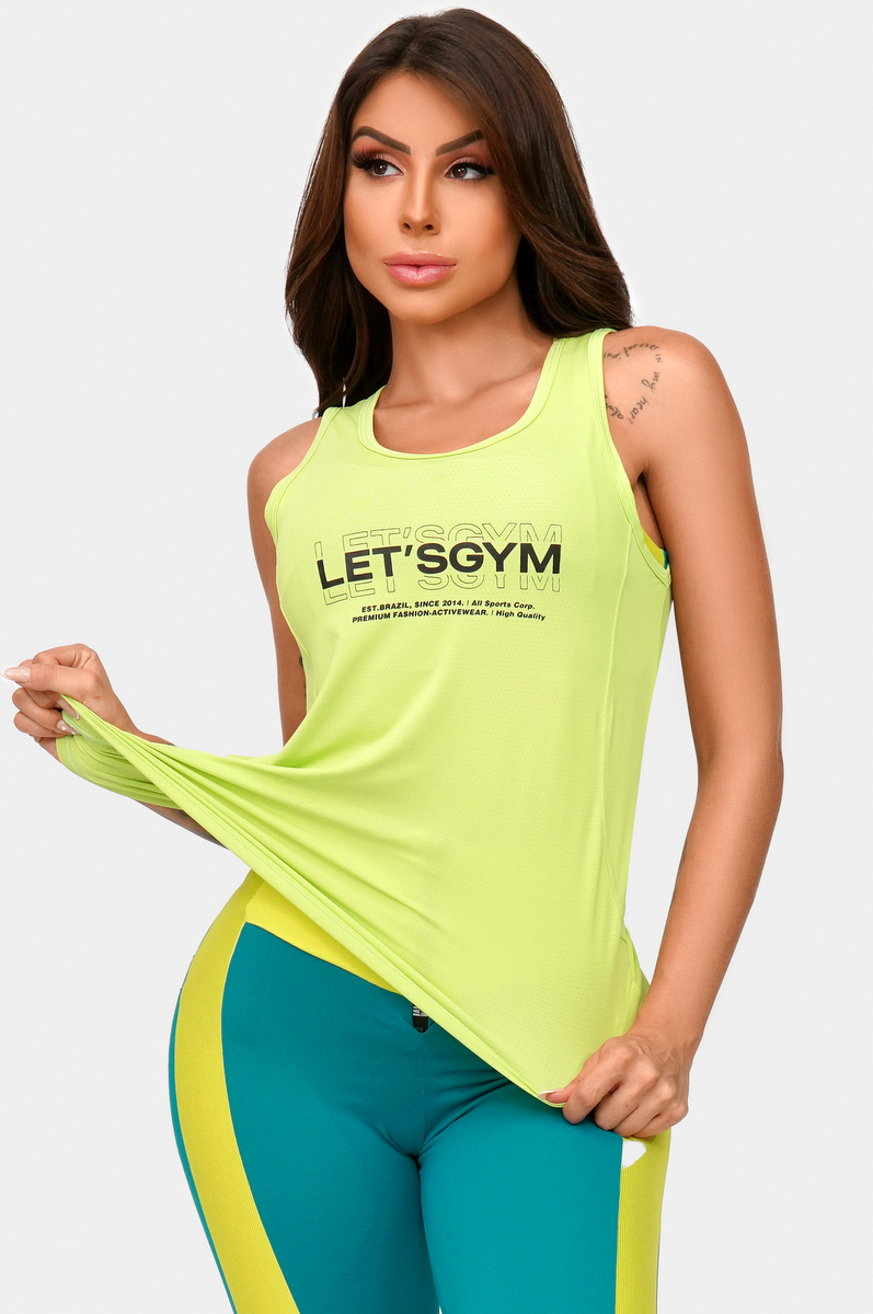 Lets Gym - Regata Fashion Activewear Verde - 1997LM