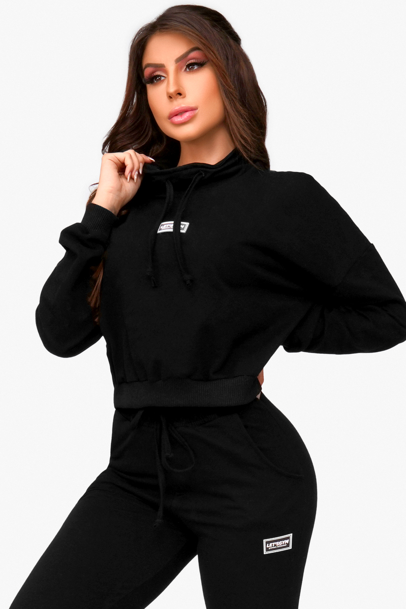 Lets Gym - Blouse Essential Black - 1737APT